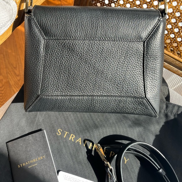 Strathberry Black Mosaic Bag - Picture 3 of 9